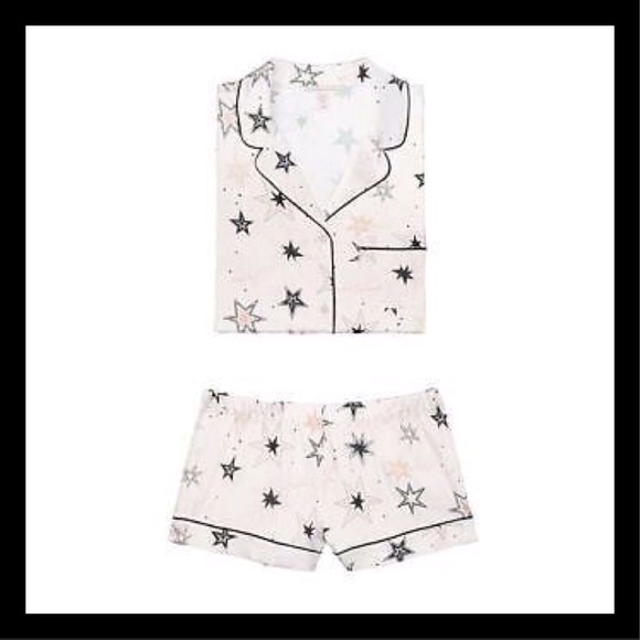 Victoria's Secret Other - Victoria’s Secret Afterhours Satin Boxer Pajamas